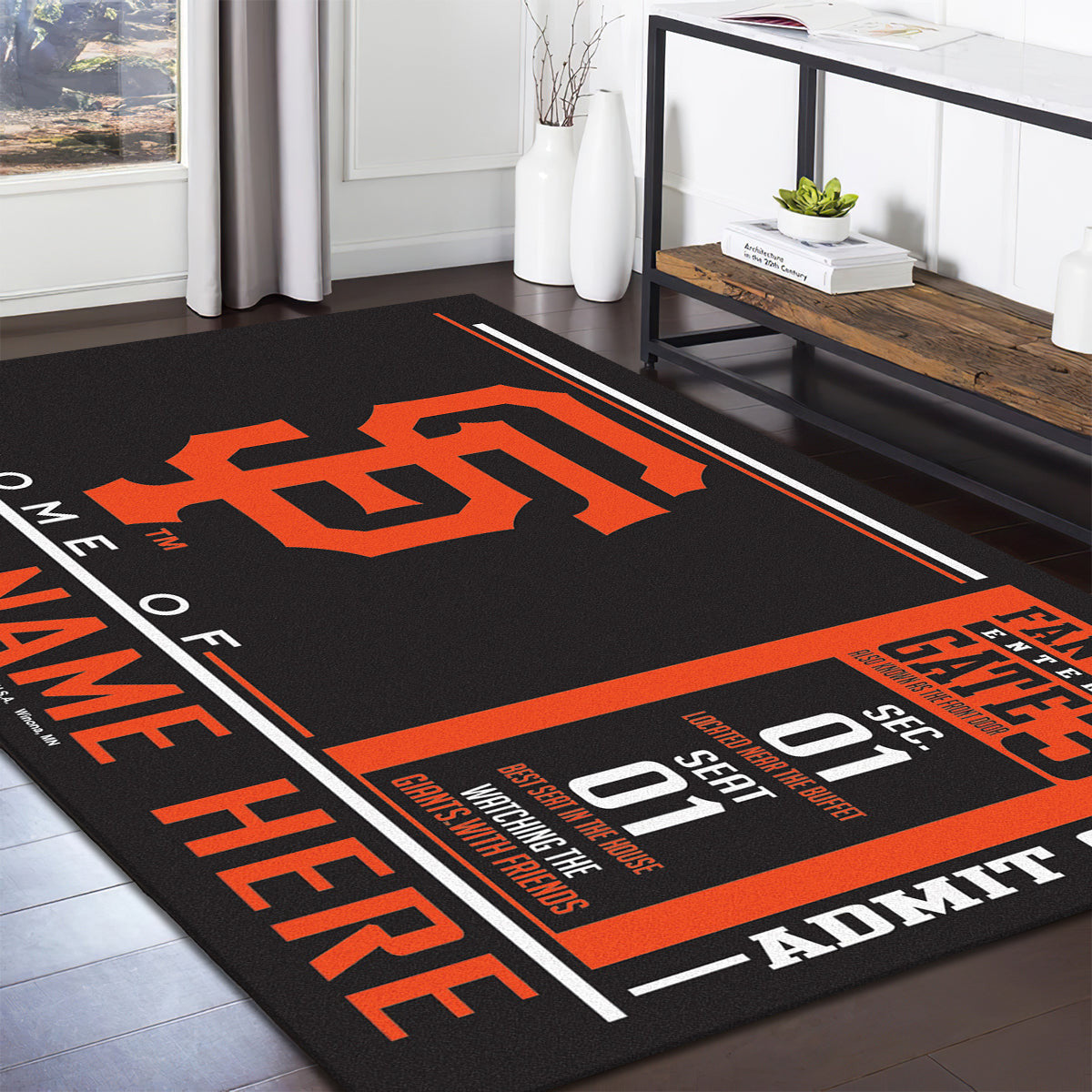 San Francisco Giants teppich, teppiche - Francisco outdoor teppich, teppich wohnzimmer , Küchenteppich, kinderzimmer, modern