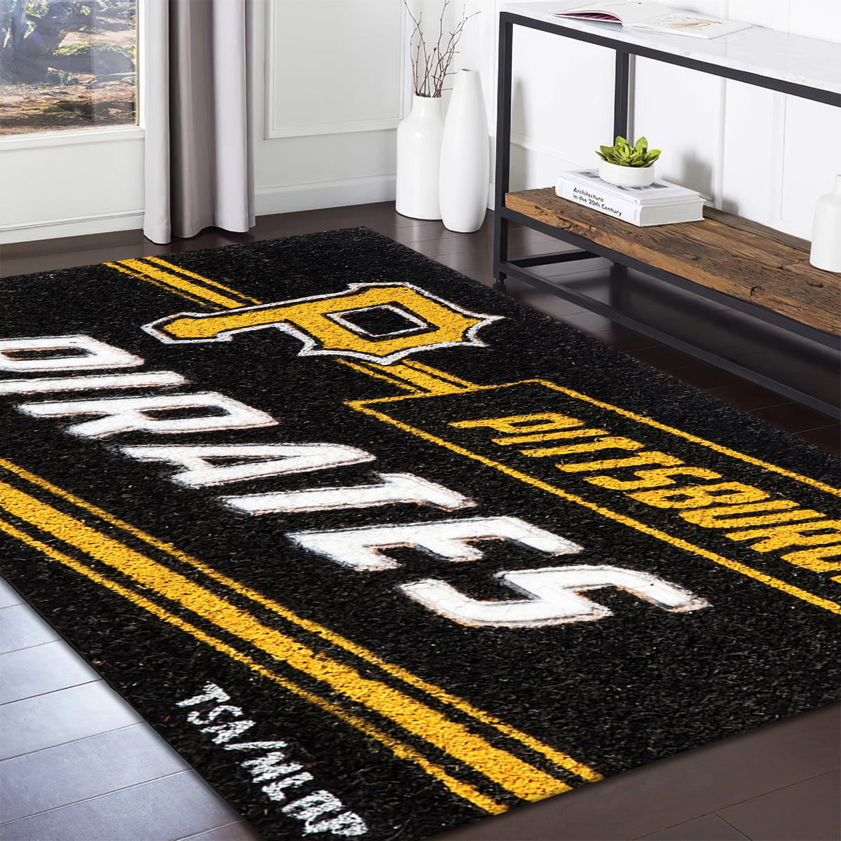 Pittsburgh Pirates Coir Punch teppich, teppiche - Kokosstanze outdoor teppich, teppich wohnzimmer , Küchenteppich, kinderzimmer, modern