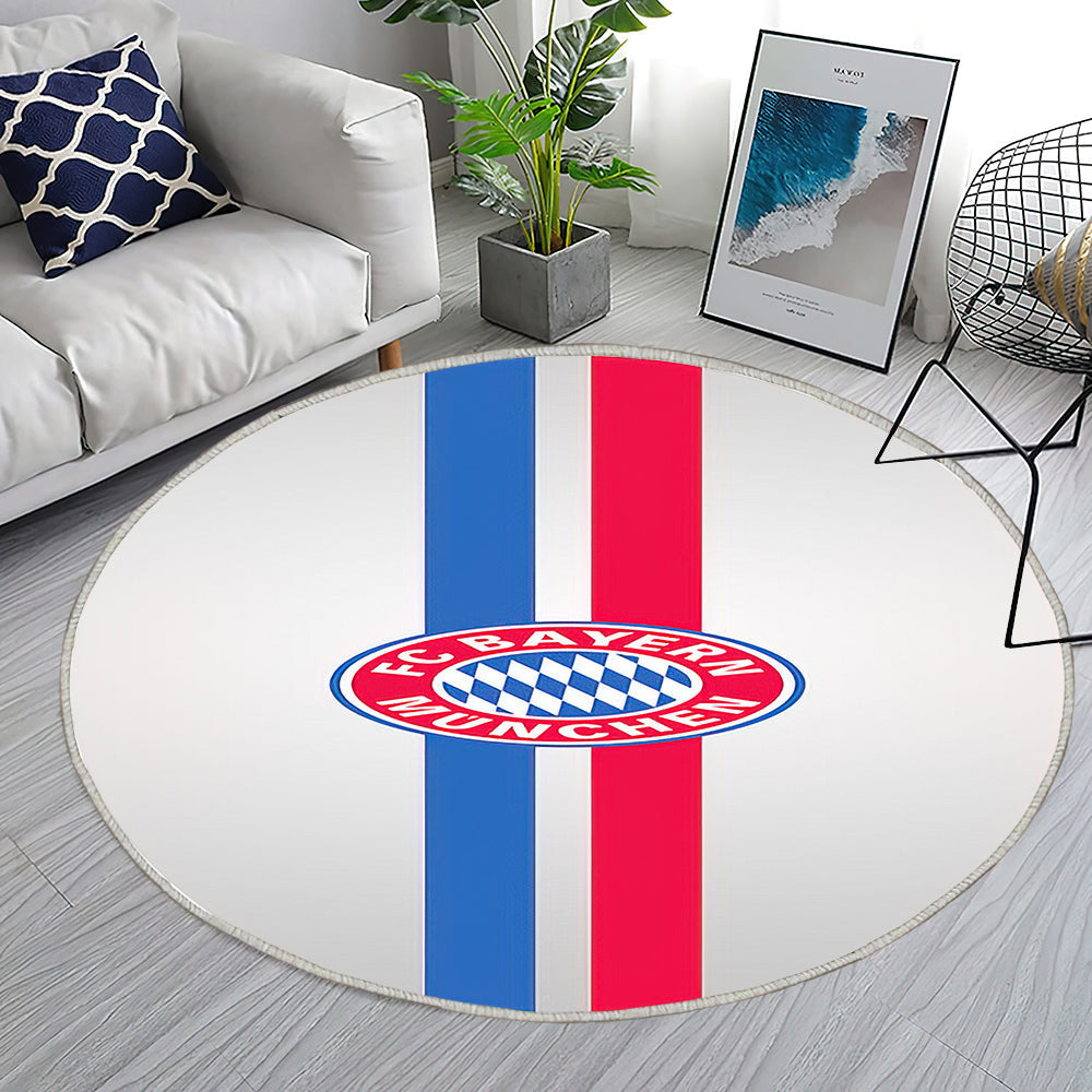 Fc Bayern München Teppich Rund, Teppiche - Fußball Outdoor Teppich Rund, Fcb Teppich Wohnzimmer, Carpet, Rug
