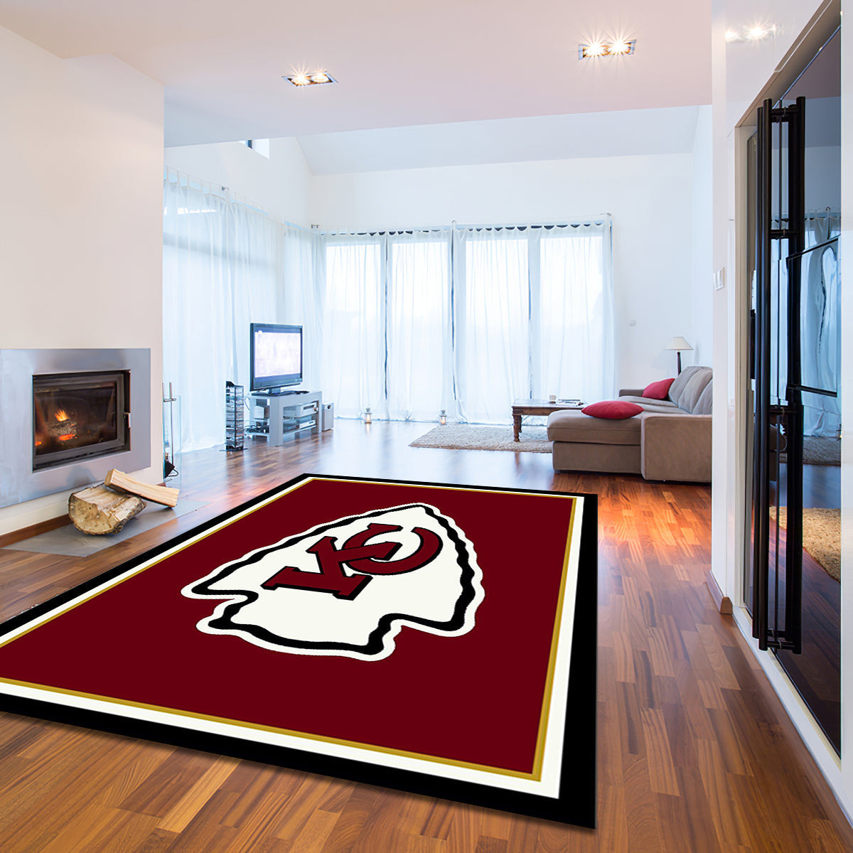 Kansas City Chiefs teppich, teppiche - Kaiserlicher der Häuptlinge von Kansas City outdoor teppich, teppich wohnzimmer, Küchenteppich, kinderzimmer, modern