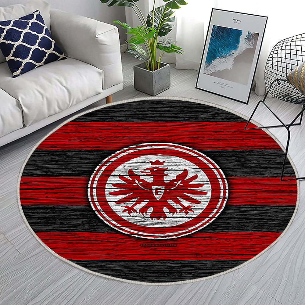 Eintracht Frankfurt Bundesliga Teppich Rund, Teppiche - Deutschland Outdoor Teppich Rund, Fußball Teppich Wohnzimmer, Carpet, Rug