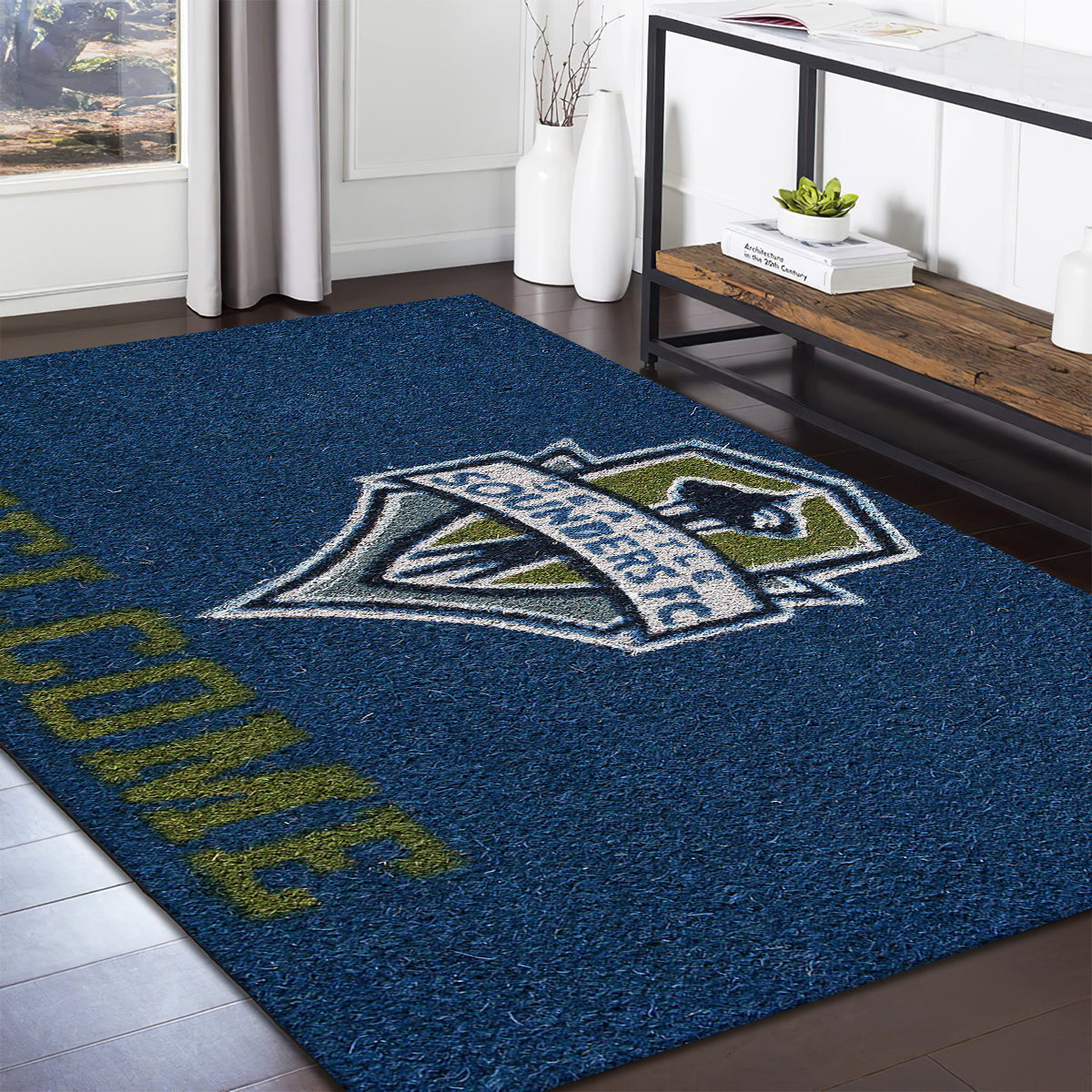 Seattle Sounders Fc Welcome teppich, teppiche - willkommen outdoor teppich, teppich wohnzimmer , Küchenteppich, kinderzimmer, modern