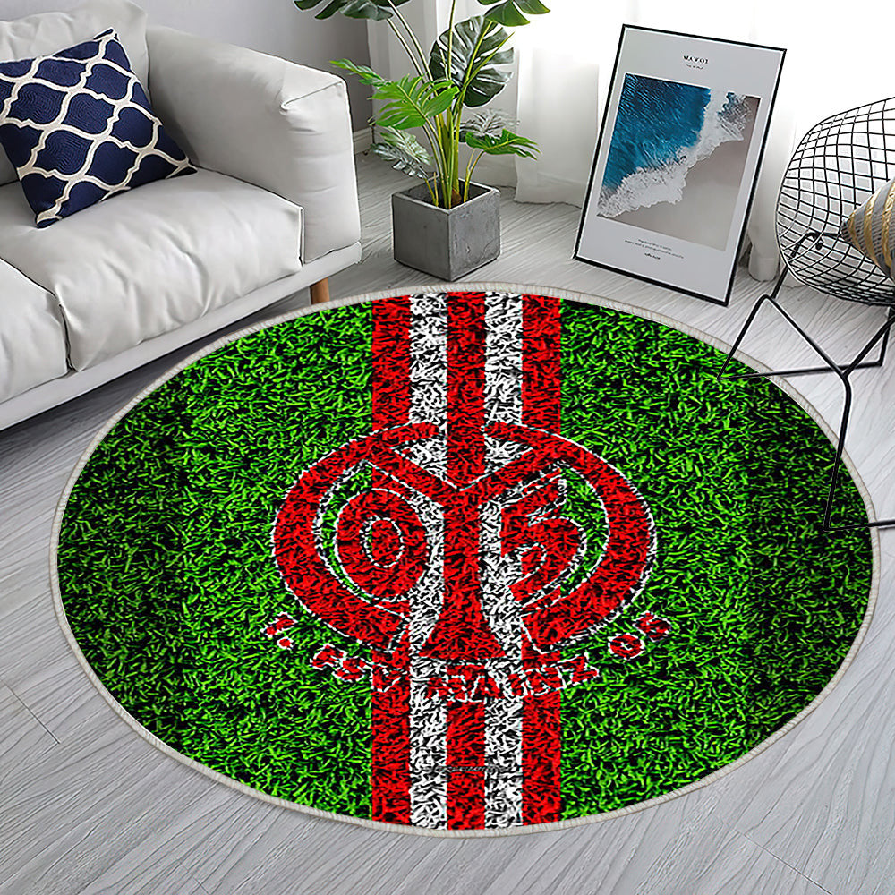 Fsv Mainz 05 Deutscher Fußballverein Teppich Rund, Teppiche - Fußballrasen Outdoor Teppich Rund, Teppich Wohnzimmer, Carpet, Rug