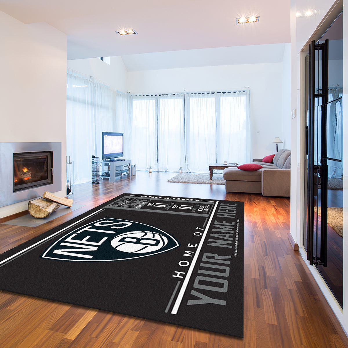 Brooklyn Nets teppich, teppiche - Netze outdoor teppich, teppich wohnzimmer , Küchenteppich, kinderzimmer, modern