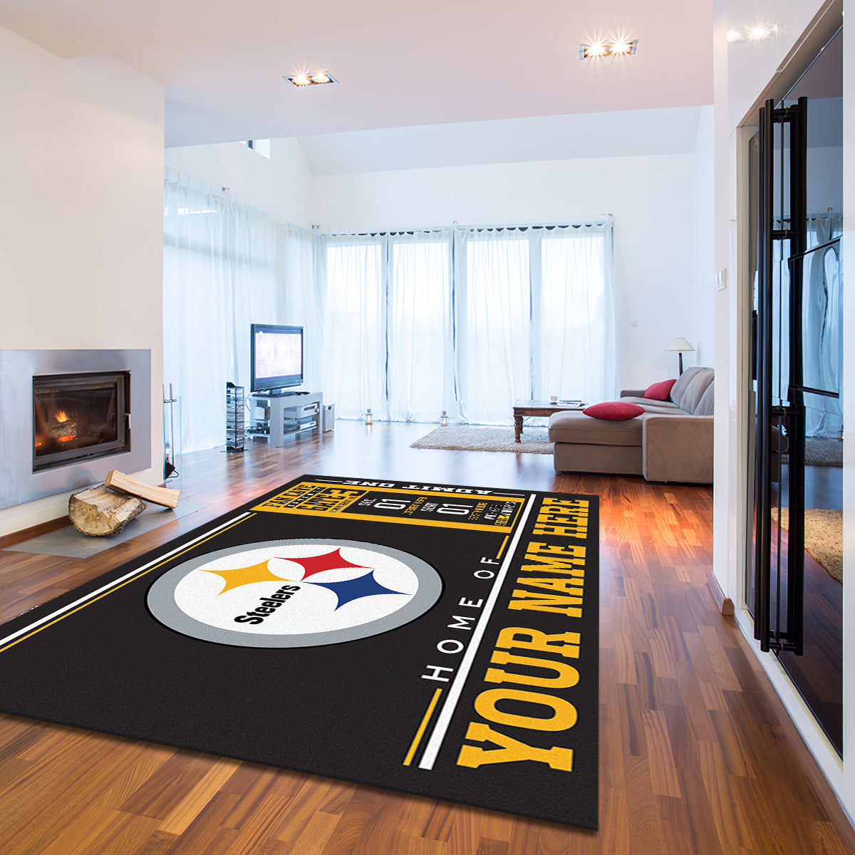 Pittsburgh Steelers teppich, teppiche - outdoor teppich, teppich wohnzimmer , Küchenteppich, kinderzimmer, modern