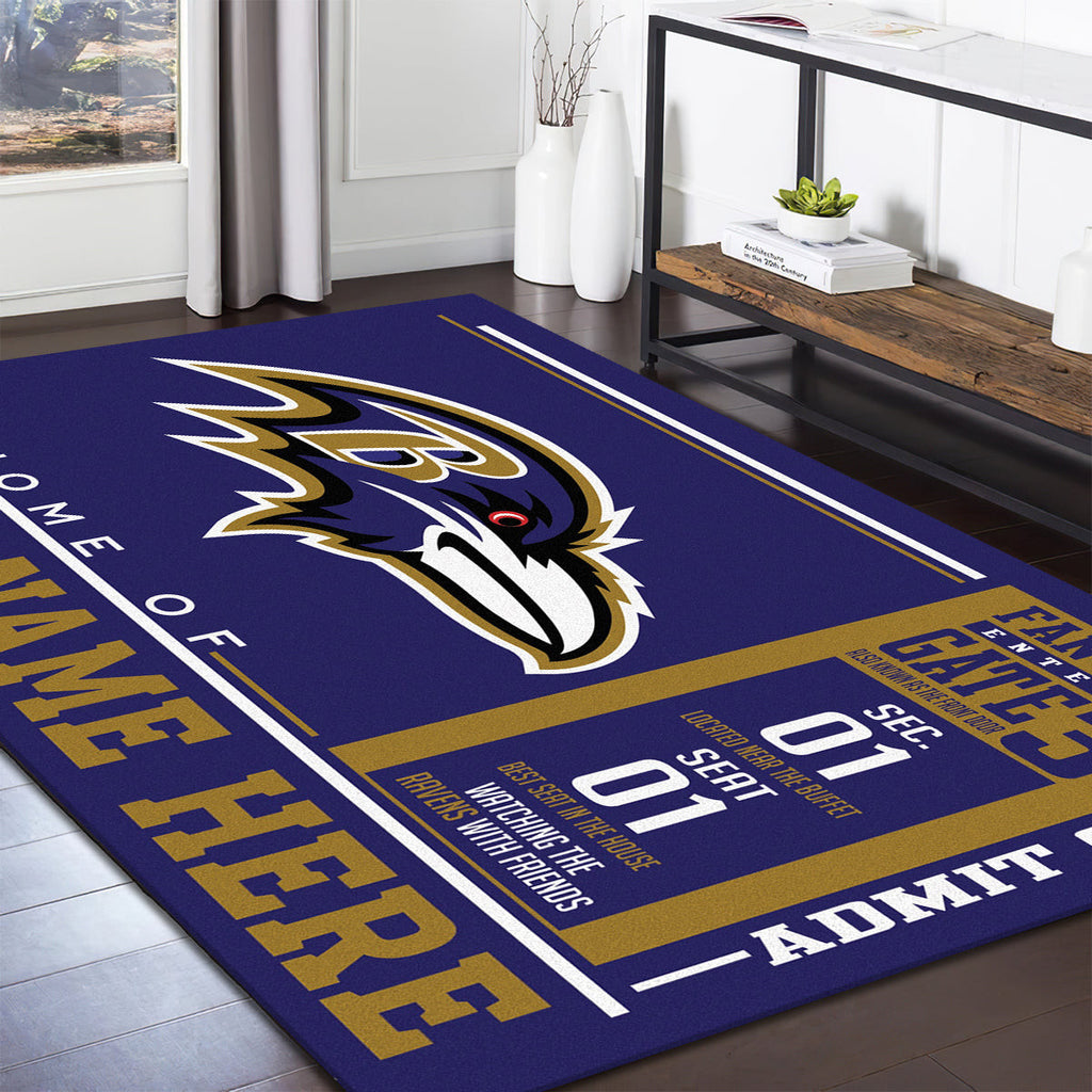 Baltimore Ravens teppich, teppiche - outdoor teppich, teppich wohnzimmer , Küchenteppich, kinderzimmer, modern