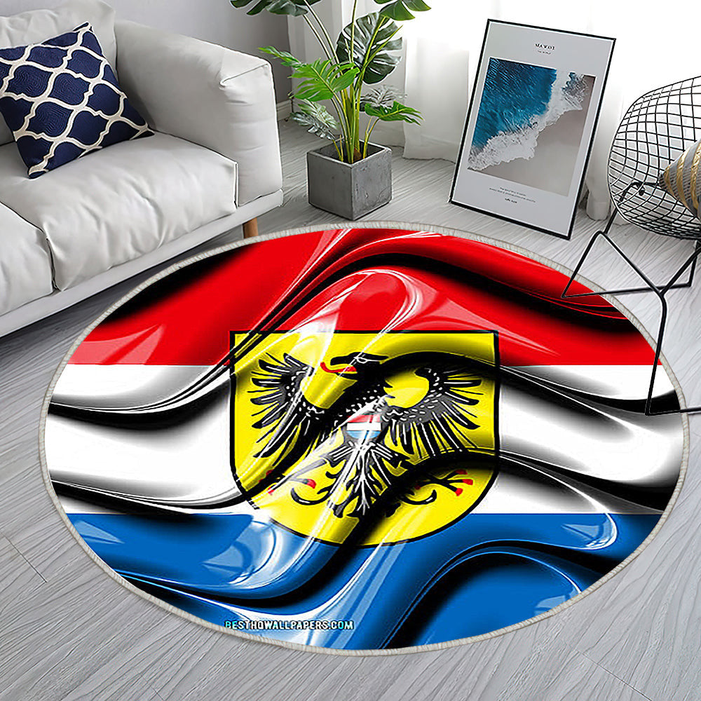 Heilbronn Flag Städte Deutschlands Teppich Rund, Teppiche - Europa Outdoor Teppich Rund, Flagge Von Heilbronn Teppich Wohnzimmer, Carpet, Rug