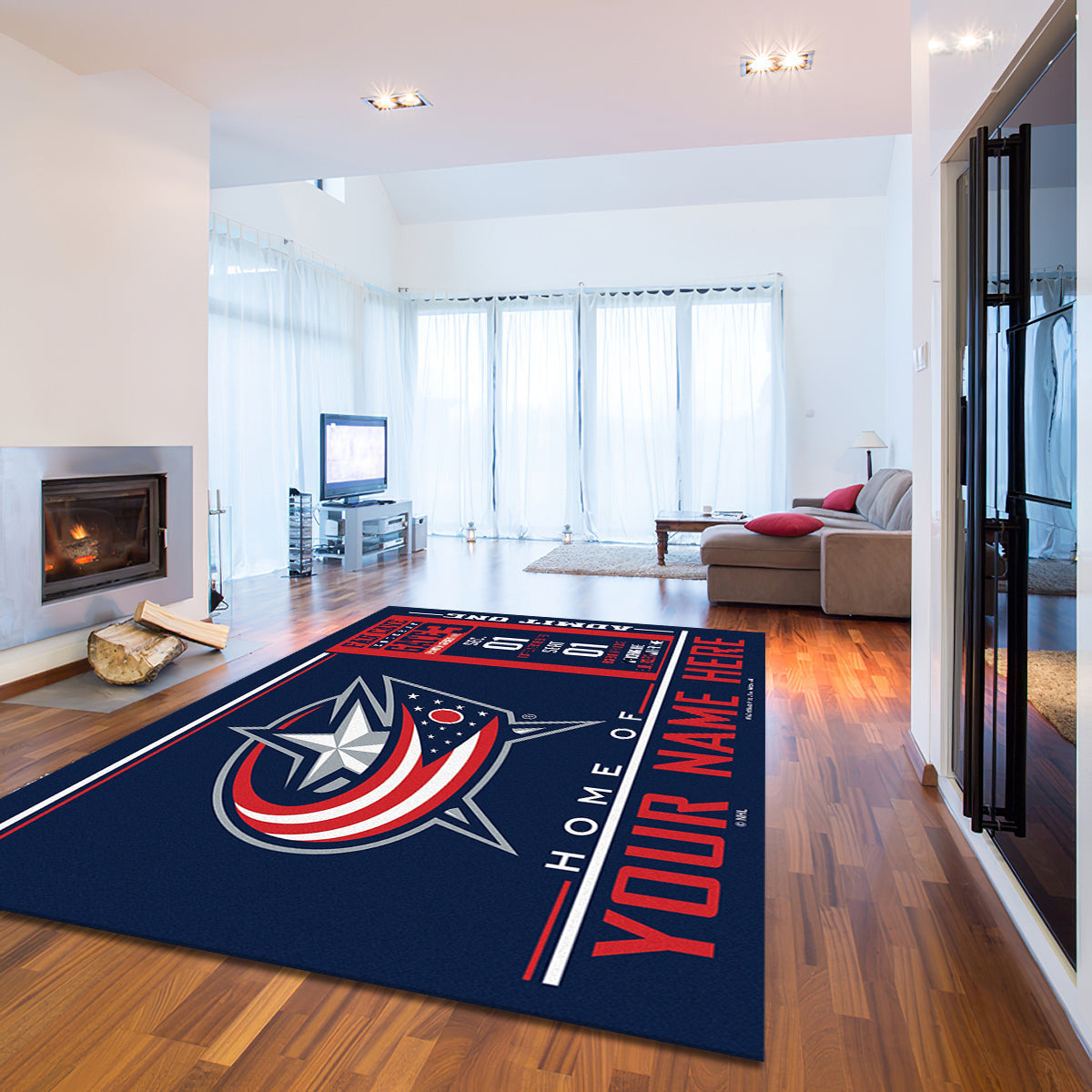 Columbus Blue Jackets teppich, teppiche - Kolumbusblaue Jacken outdoor teppich, teppich wohnzimmer , Küchenteppich, kinderzimmer, modern