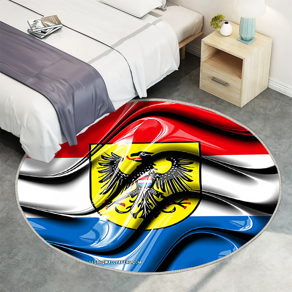 Heilbronn Flag Städte Deutschlands Teppich Rund, Teppiche - Europa Outdoor Teppich Rund, Flagge Von Heilbronn Teppich Wohnzimmer, Carpet, Rug