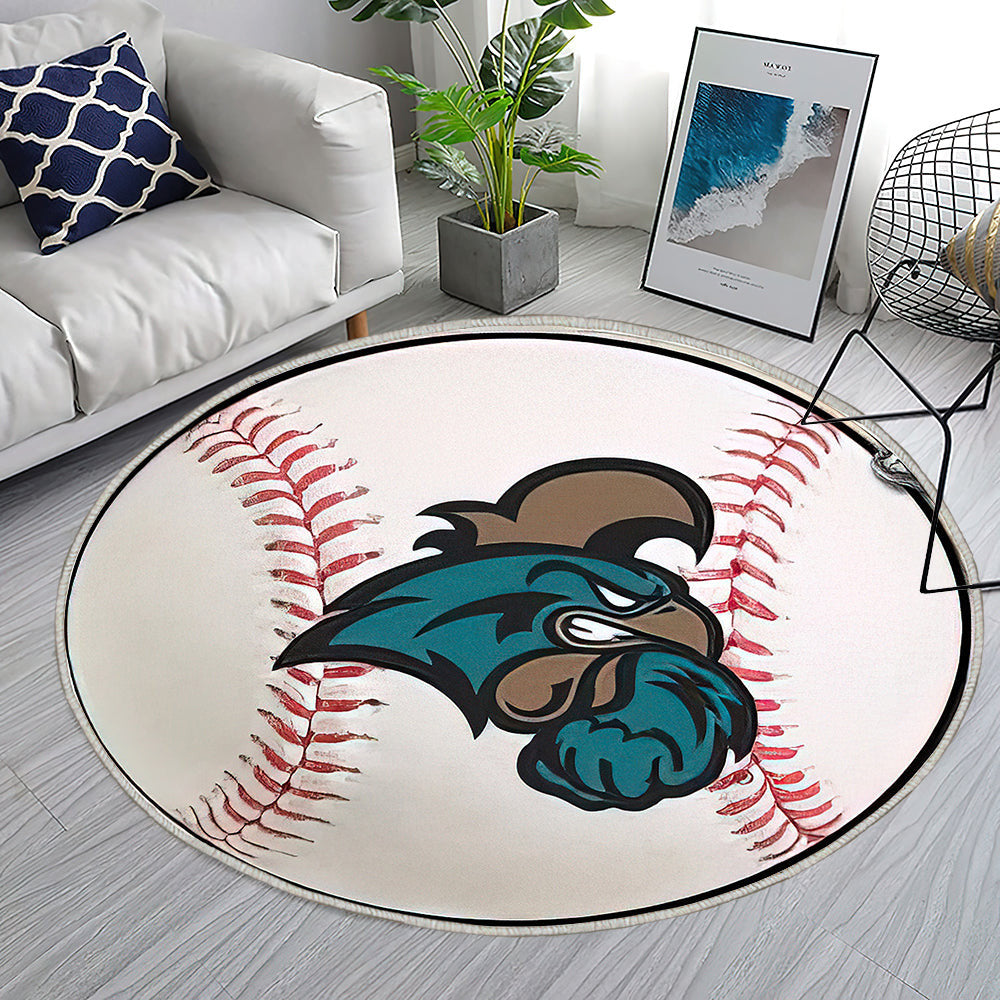 Küsten Carolina Baseball Teppich Rund, Teppiche - Outdoor Teppich Rund, Teppich Wohnzimmer, Carpet, Rug
