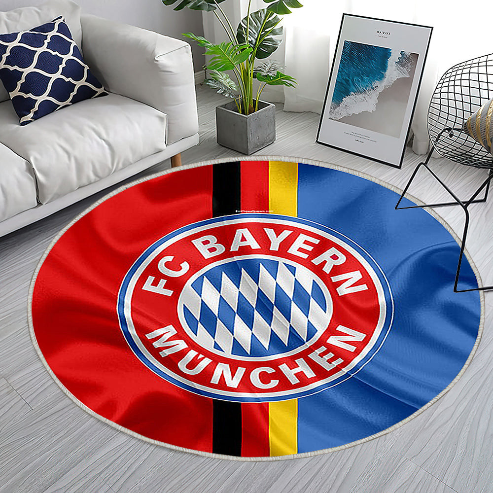 Fc Bayern München Teppich Rund, Teppiche - Deutschland Outdoor Teppich Rund, Fußballverein Teppich Wohnzimmer, Carpet, Rug