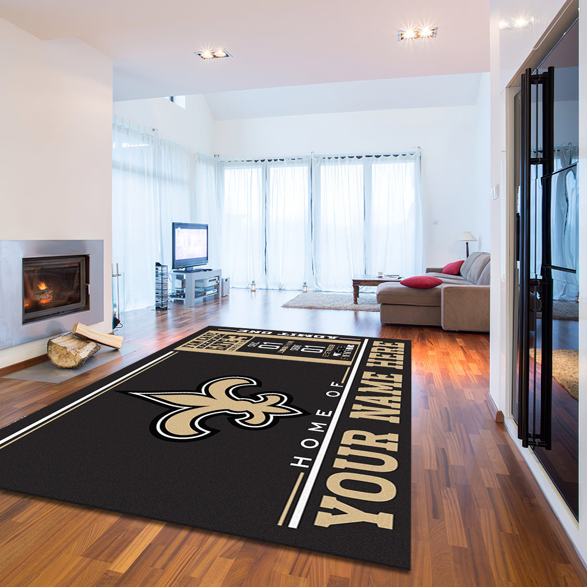 New Orleans Saints teppich, teppiche - outdoor teppich, teppich wohnzimmer , Küchenteppich, kinderzimmer, modern