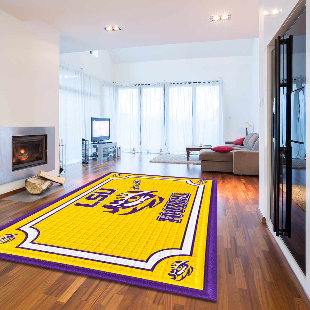 Lsu Tigers Embossed teppich, teppiche - lsu Tiger geprägt outdoor teppich, teppich wohnzimmer , Küchenteppich, kinderzimmer, modern
