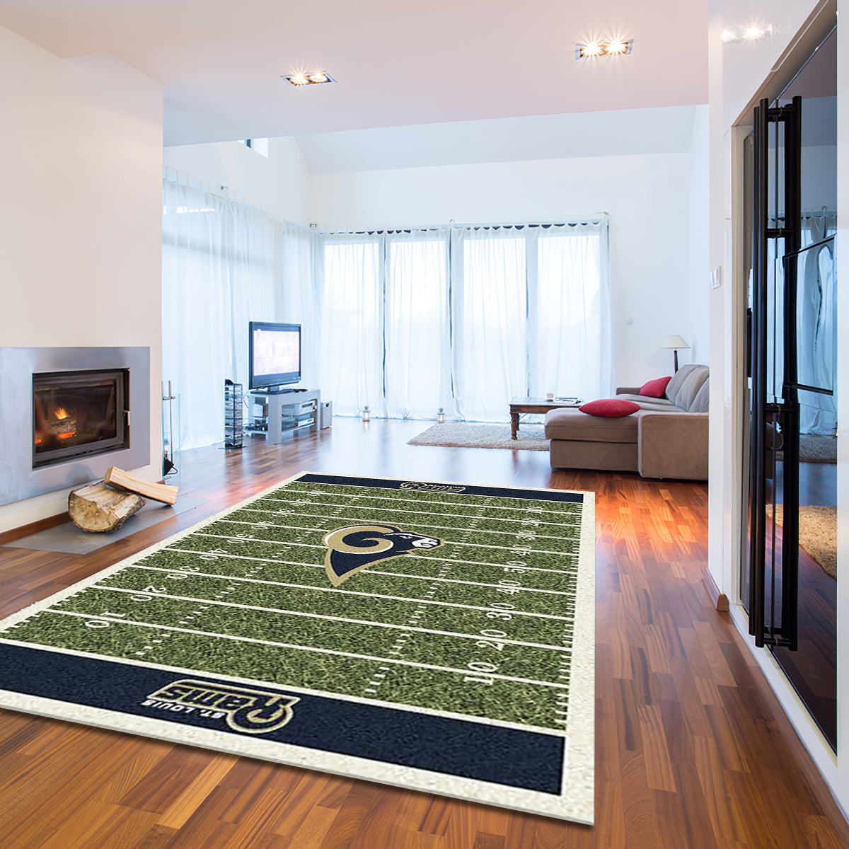 Los Angeles Rams Football Team Nfl Field teppich, teppiche - fußballmannschaft nfl outdoor teppich, teppich wohnzimmer, Küchenteppich, kinderzimmer