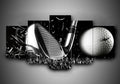 Golf Leinwandbild - Sport Wandbilder, Leinwand Bilder, Leinwänden, Wanddeko