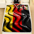 Rhineland-Palatinate Flag States Of Germany Kuscheldecke - Administrative Districts Flag Of Rhineland-Palatinate Fleecedecke, Rhineland-Palatinate German States Rhineland-Palatinate 3D Flag Decken, Kuschel Decken