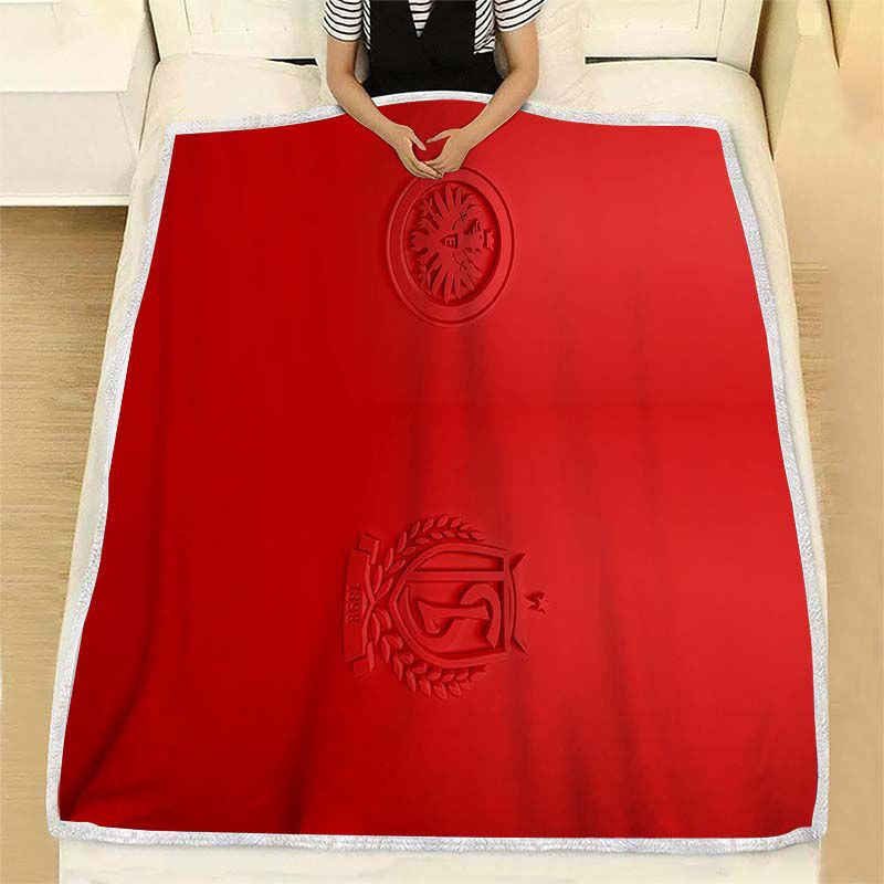 Eintracht Frankfurt Vs Standard Liege Kuscheldecke - Europa League Fleecedecke, Decken, Kuschel Decken