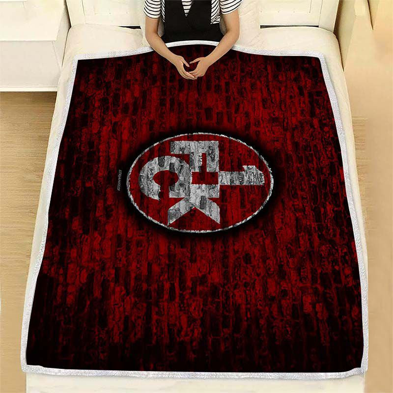 Kaiserslautern Fc Kuscheldecke - Red Brick Wall Bundesliga 2 Fleecedecke, German Football Club Soccer Football Decken, Kuschel Decken